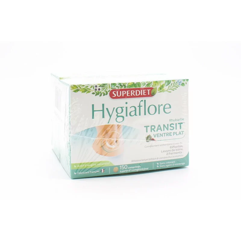 Superdiet Hygiaflore Transit 2X150 comprimés