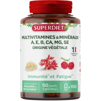 Superdiet Multivitamines & Minéraux 150 gélules
