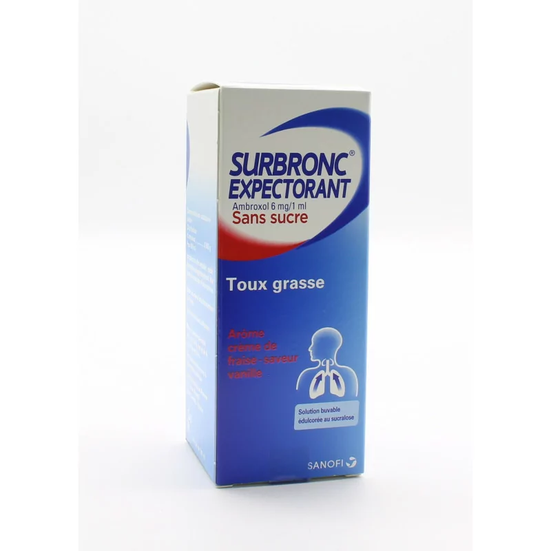 Surbronc Expectorant Sirop Toux Grasse Sans Sucre 100ml