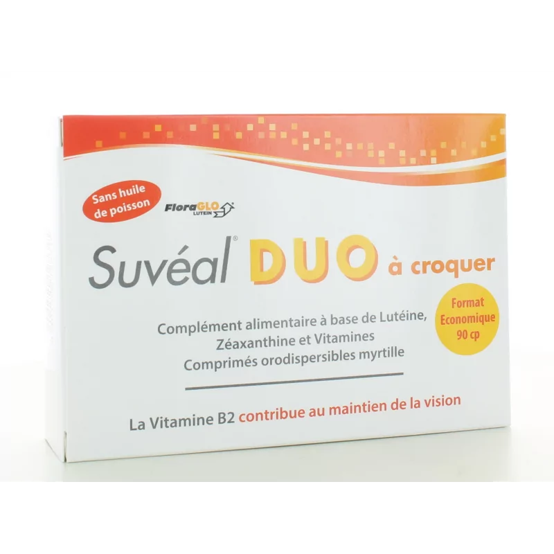 Suvéal Duo à croquer 90 comprimés