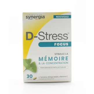 Synergia D-Stress Focus 30 comprimés