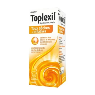 Toplexil Sirop Toux Sèches et Irritatives 150ml