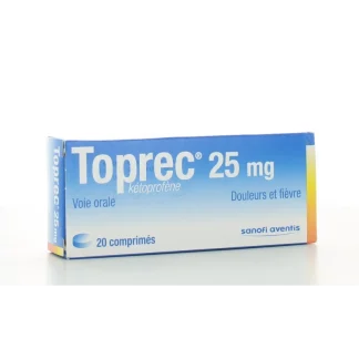 Toprec 25mg 20 comprimés