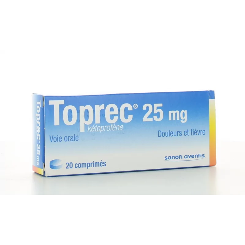 Toprec 25mg 20 comprimés