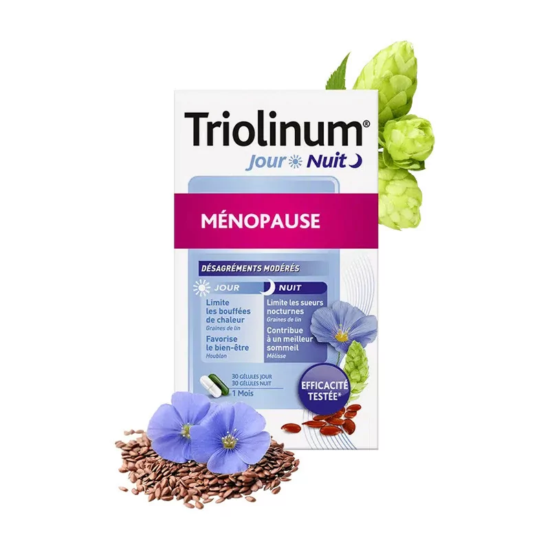 Triolinum Ménopause Jour Nuit 60 gélules