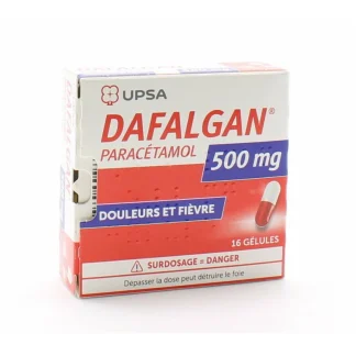 Dafalgan 500mg 16 gélules
