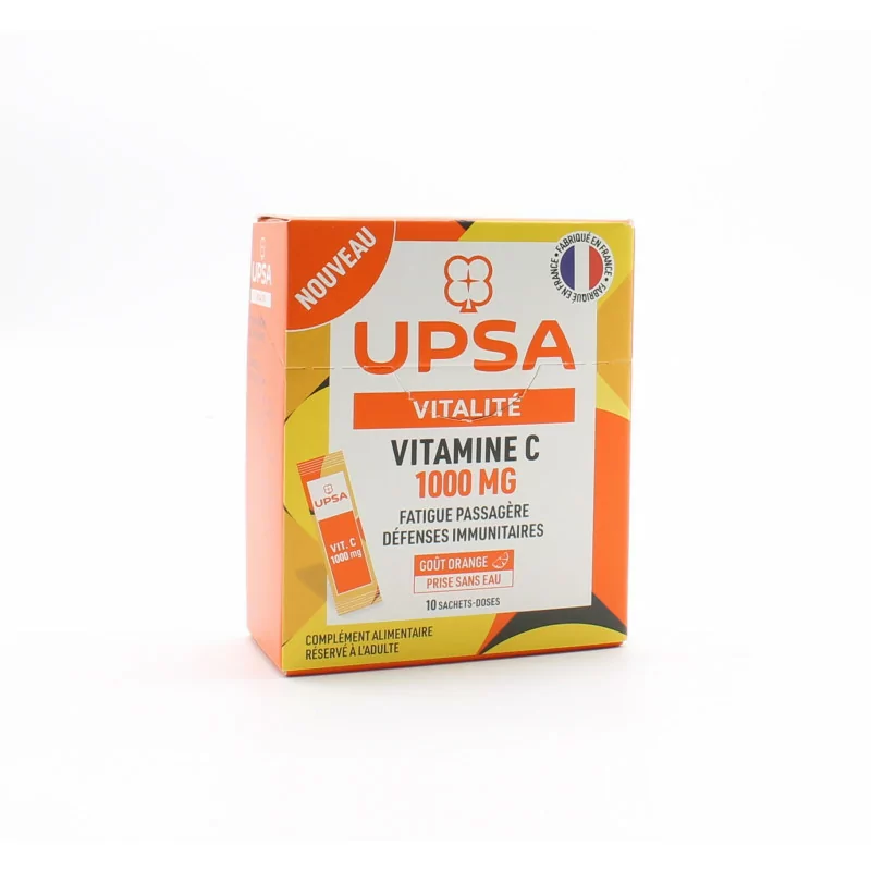 UPSA Vitalité Vitamine C 1000mg 10 sachets-doses