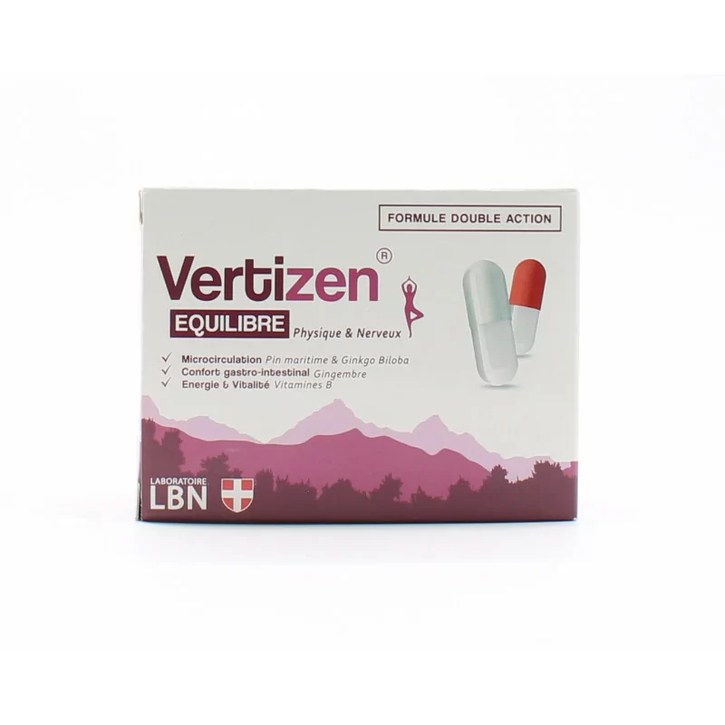 Vertizen Equilibre Physique & Nerveux 60 gélules
