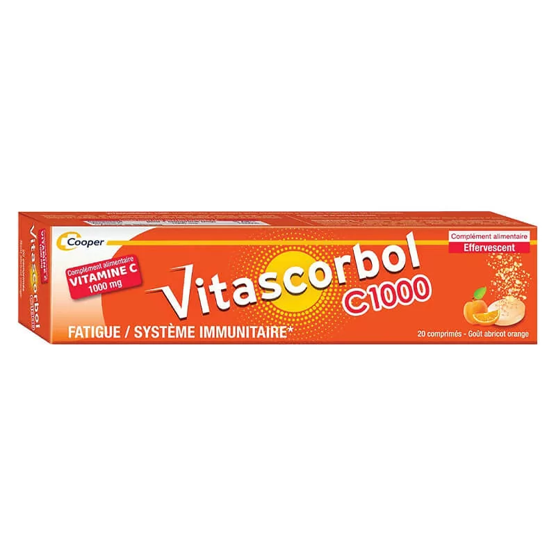 Vitascorbol C1000 20 comprimés effervescents