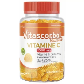 Vitascorbol Gommes Vitamine C 1000mg X30