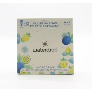 Waterdrop Sky Microdrink Fraise Ananas Fruit de la Passion 12 portions