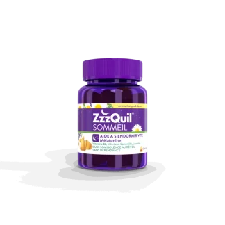ZzzQuil Sommeil Arôme Mangue Banane 30 gommes