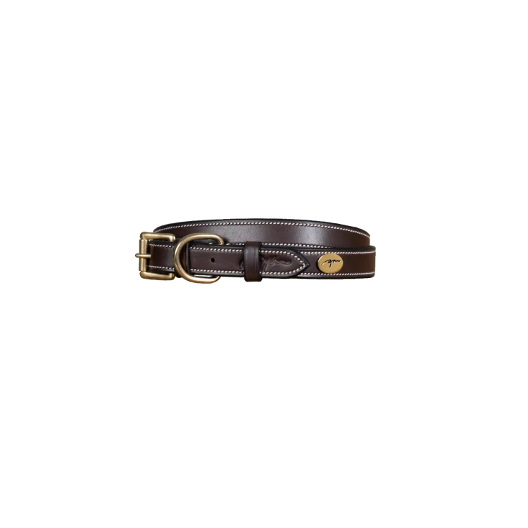 Collier Pour Chien Dy'on Cuir Plat