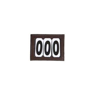 Porte-numéro Kentucky PVC En Velcro