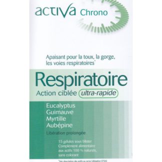 Activa Chrono Respiratoire 15 gélules