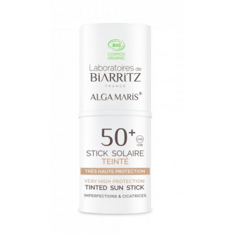 Alga maris Stick solaire teinté 50+ BIO