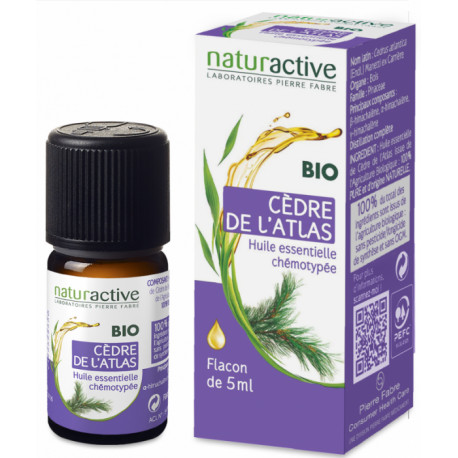 Cèdre de l'Atlas Huile Essentielle Bio 5 ml Naturactive