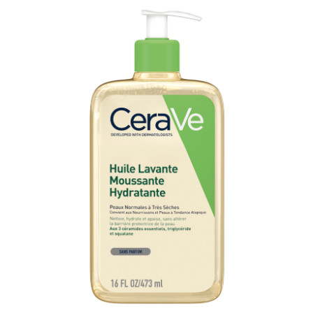 CeraVe Huile Lavante Moussante Hydratante