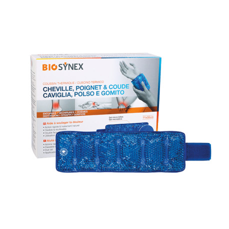 Coussin thermique Cheville, Poignet & Coude 11x35 cm Biosynex