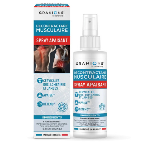 Décontractant musculaire Spray apaisant 100 ml Granions