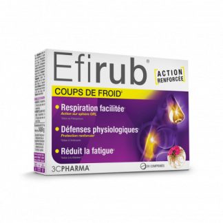 Efirub Coups de froid 30 Comprimés Les 3 Chênes
