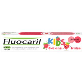 Fluocaril Dentifrice Kids 0-6 ans Gel fraise Bi-fluoré 100 mg