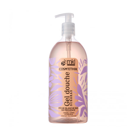 Gel douche Surgras Pêche blanche Cosm'ethik MKL