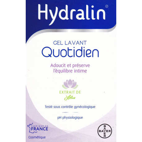 Hydralin Quotidien solution toilette intime