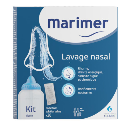 Marimer Kit irrigation Lavage nasal Gilbert
