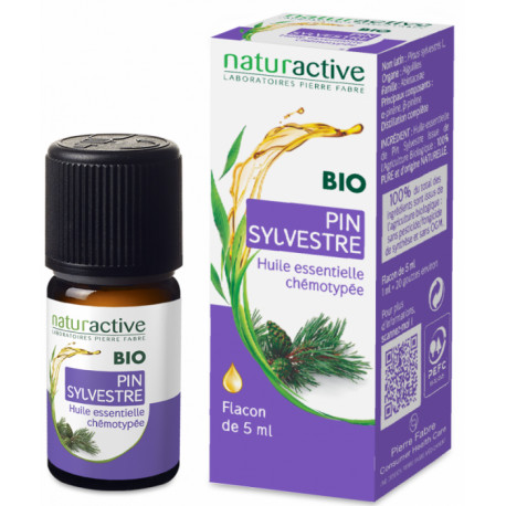 Pin Sylvestre Huile Essentielle Bio 5 ml Naturactive