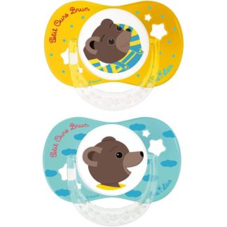 Sucettes physiologiques Petit Ours Brun 0 à 6 mois Luc & Léa