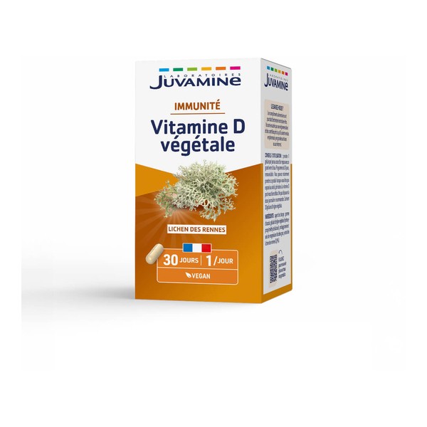 Капсулы с растительным витамином D Juvamine
