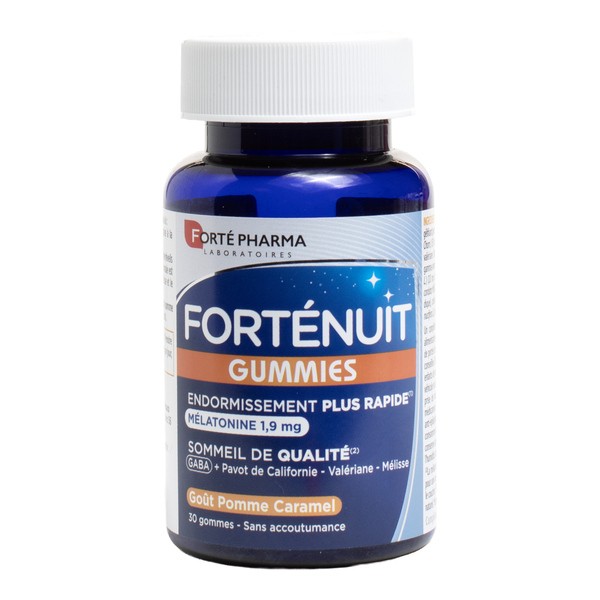 Forté Pharma Жевательные конфеты FortéNuit с яблоком и карамелью
