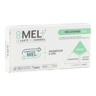 8 таблеток Мел+ Мелатонин 1 мг