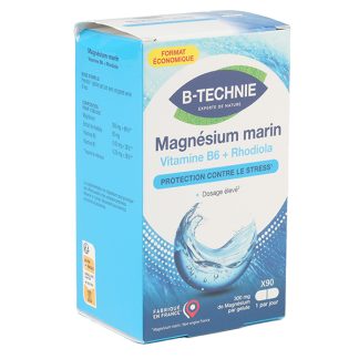 Капсулы Biotechnie с морским магнием, витамином B6 и родиолой
