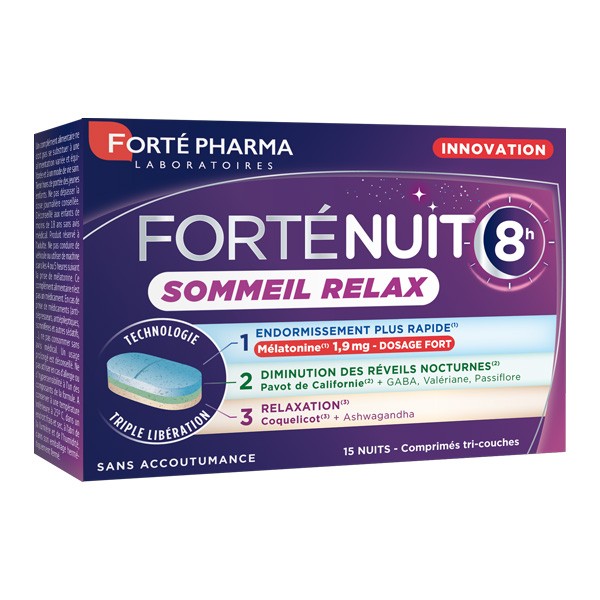 FortéNuit 8-часовые таблетки Sleep Relax