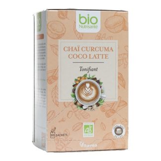 Органические пакетики для приготовления чая, куркумы и кокосового латте Nutrisanté