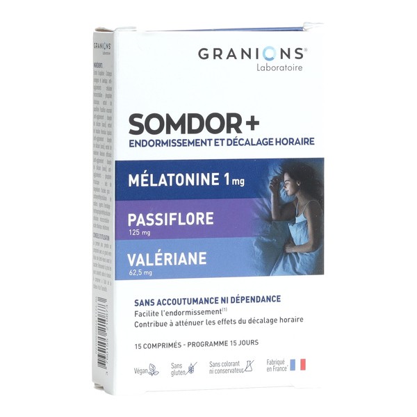Таблетки Granions Somdor+ Мелатонин 1 мг