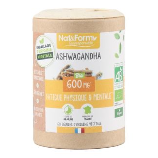 Капсулы органической ашваганды Nat et Form