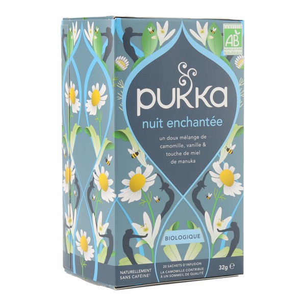 Пакетики органического травяного чая Pukka Enchanted Night
