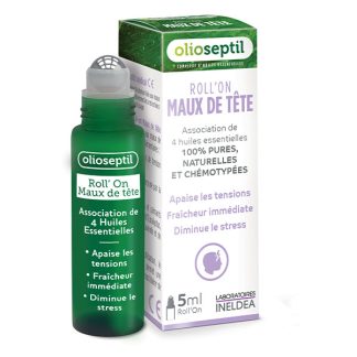 Роликовый бальзам от головной боли Olioseptil с эфирными маслами