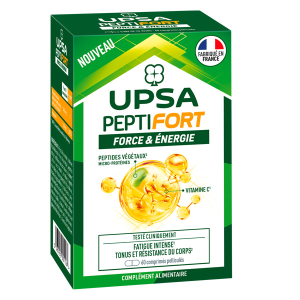 Таблетки UPSA PeptiFort для повышения силы и энергии
