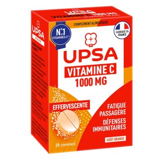 Шипучие таблетки UPSA Vitality с витамином С 1000 мг