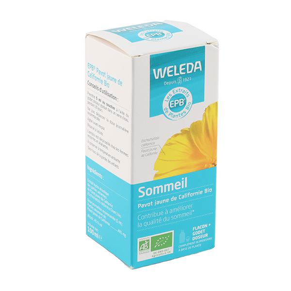 Органический калифорнийский желтый мак Weleda Sleep