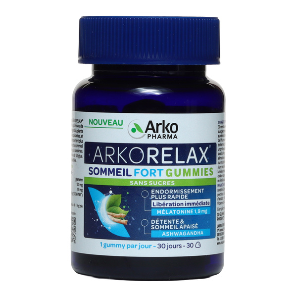 Жевательные конфеты с мелатонином Arkorelax Strong Sleep